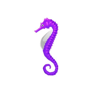 Purple Seahorse